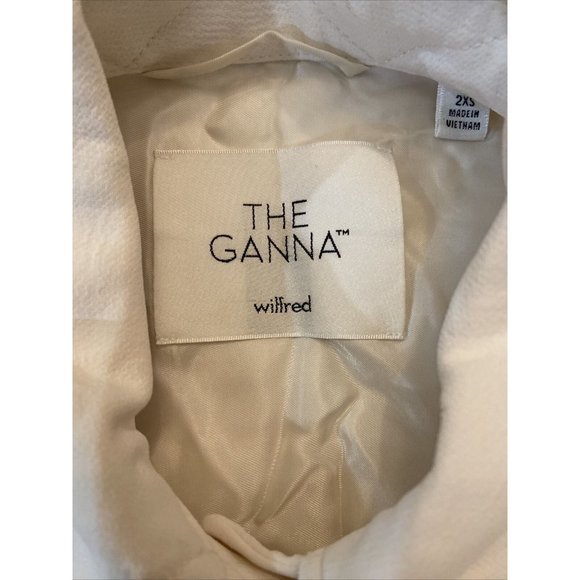 Aritzia Wilfred Women Ivory The Ganna Shirt Jacket - Size 2XS Button down - Picture 4 of 7